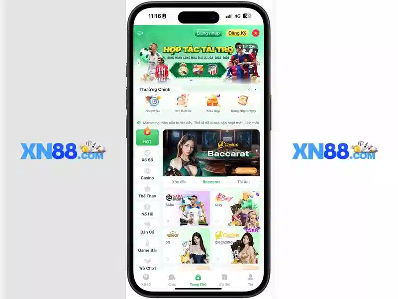xn88: Nền tảng trò chơi trực tuyến và cá cược